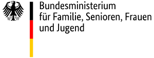 Logo vom Bundesministerium für Familie, Senioren, Frauen und Jugend